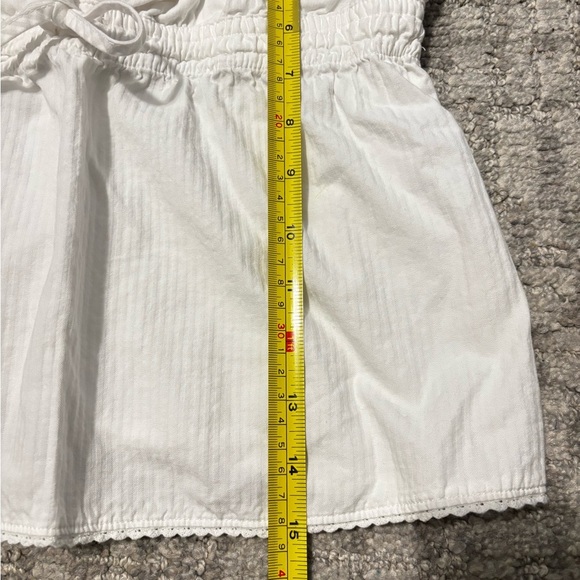 Brandy Melville/John Galt White Tiffany/Edith Front Tie Tank ♡ 14 x 15 (small) - Picture 6 of 8